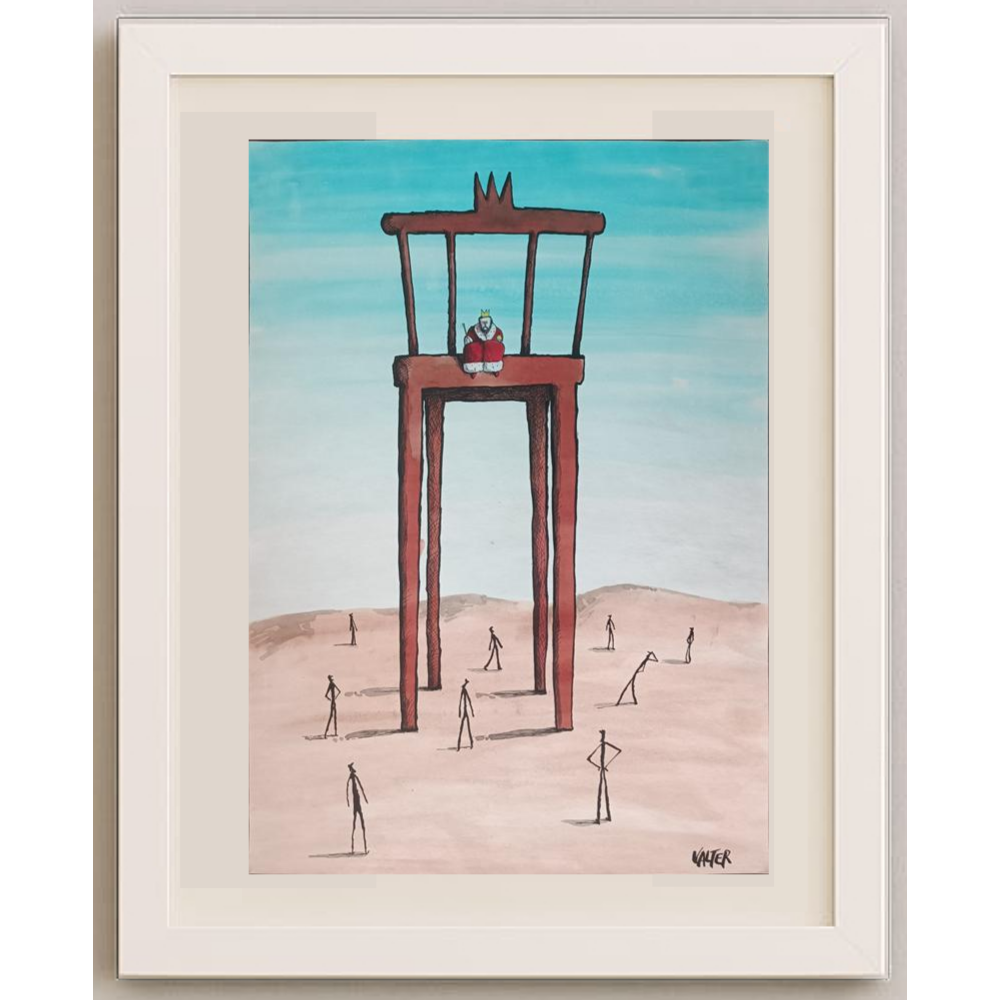 Jano Valter 43x30cm Orijinal Karikatür BOD01966