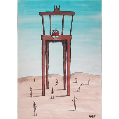 Jano Valter 43x30cm Orijinal Karikatür BOD01966