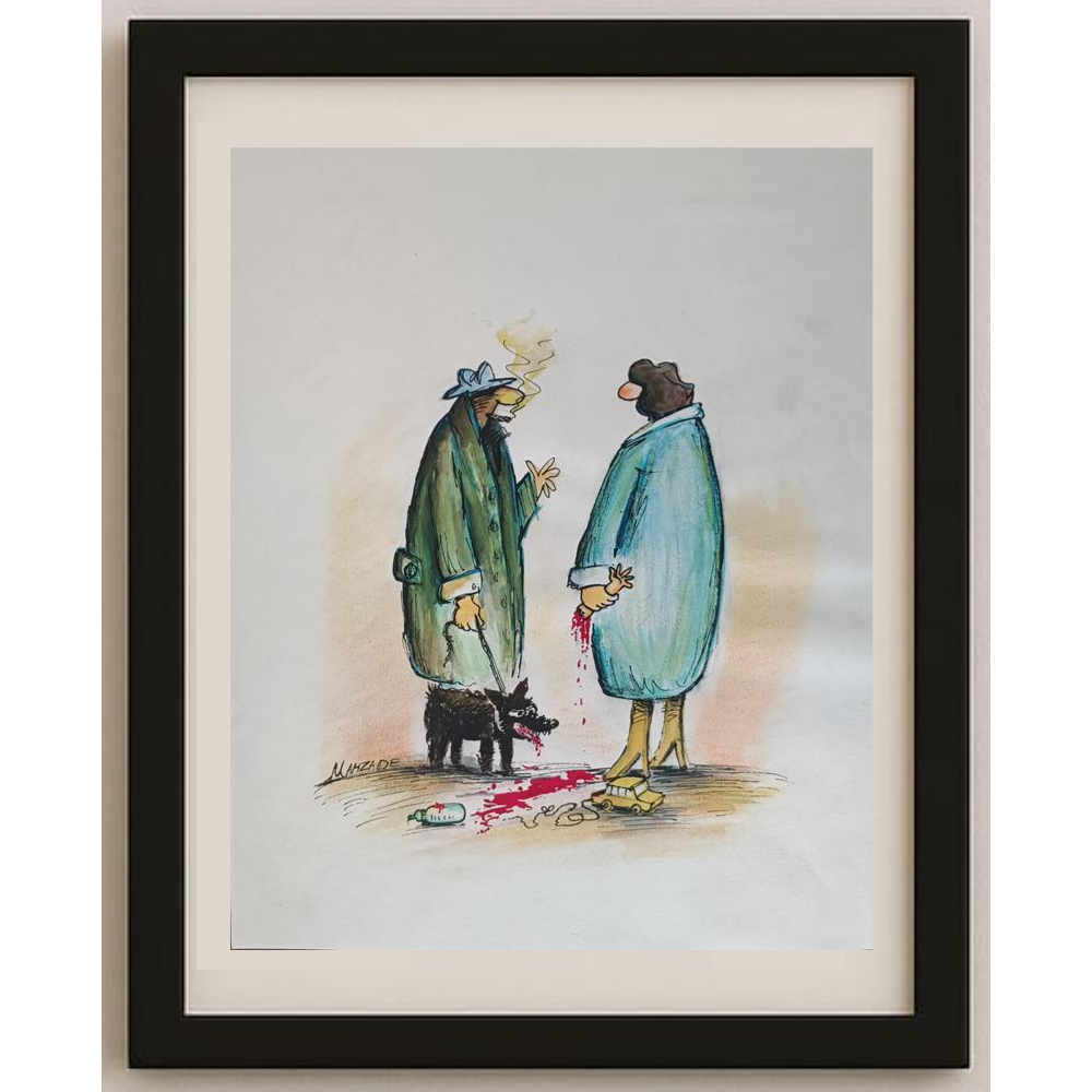 Mahzade Hamid Reza 30cm Orijinal Karikatür BOD01969