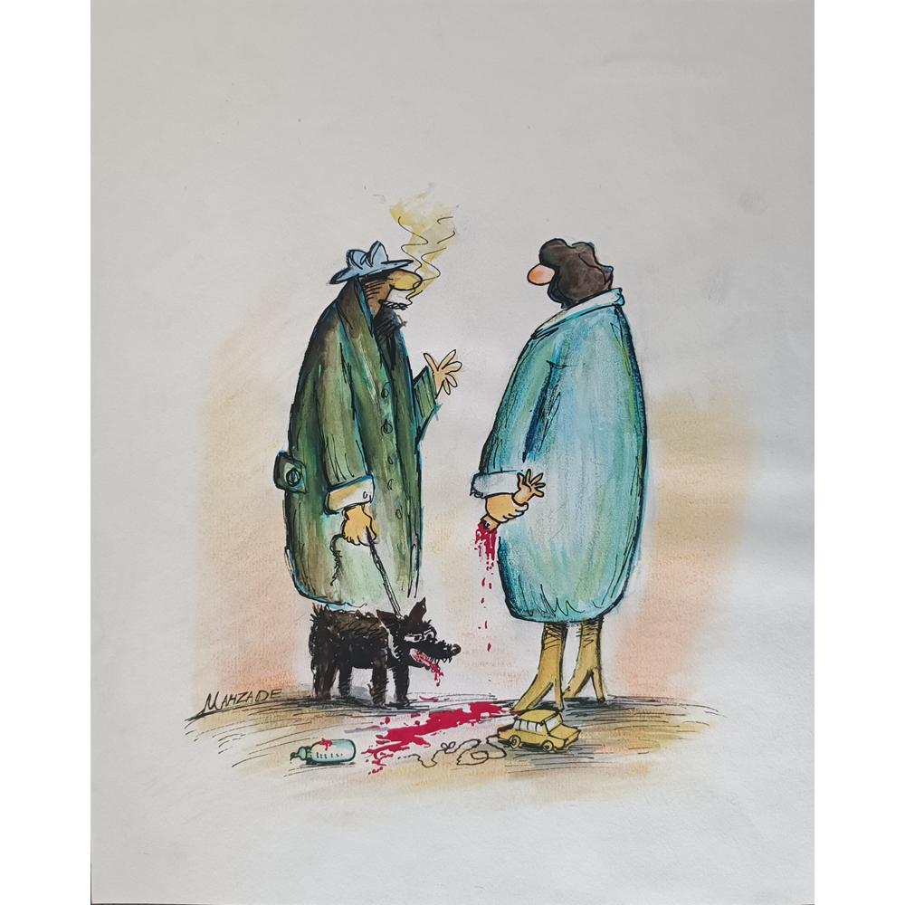 Mahzade Hamid Reza 30cm Orijinal Karikatür BOD01969