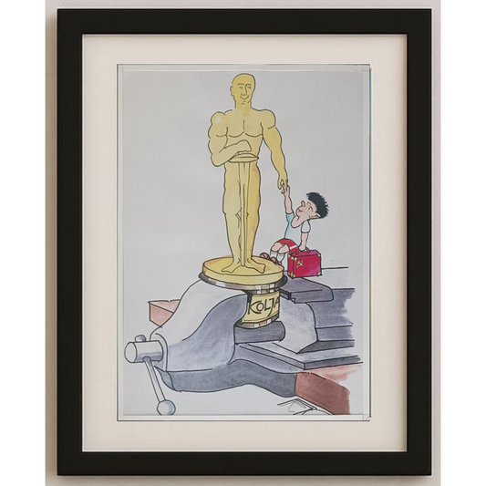 Frantisek Kratochvil 29x21cm Orijinal Karikatür BOD01974