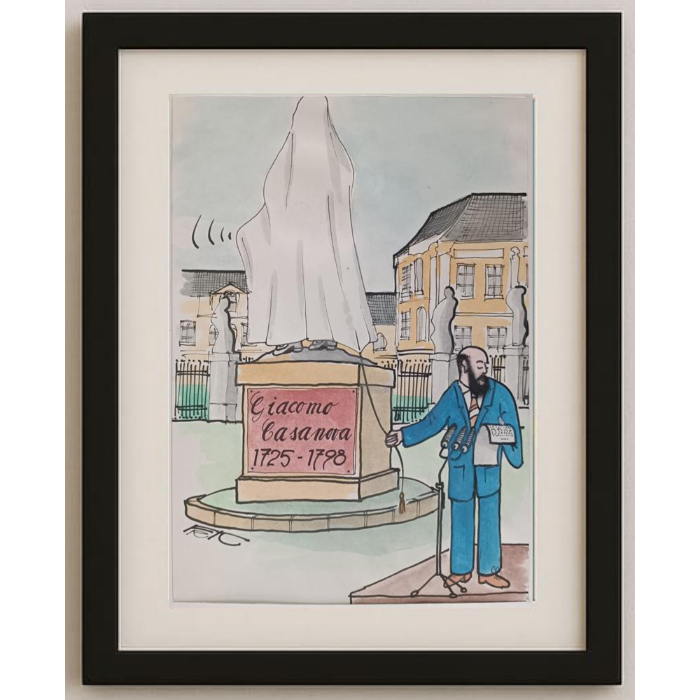Frantisek Kratochvil 29x21cm Orijinal Karikatür BOD01975
