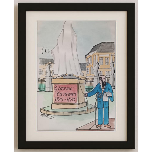 Frantisek Kratochvil 29x21cm Orijinal Karikatür BOD01975
