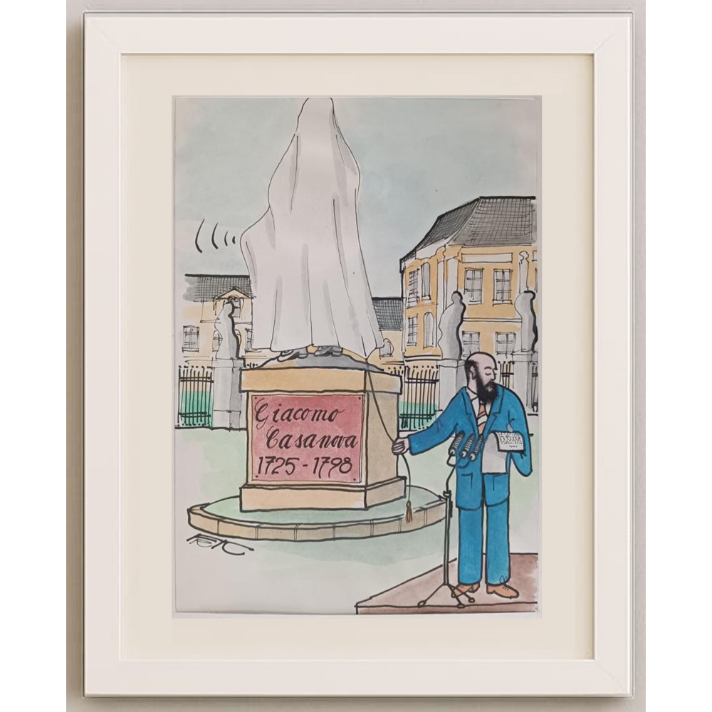 Frantisek Kratochvil 29x21cm Orijinal Karikatür BOD01975