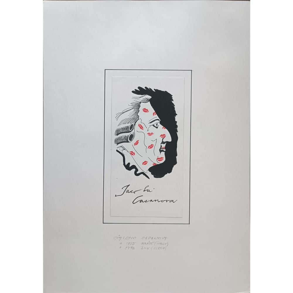 Gia Coho Cafanovy 20x10cm Orijinal Karikatür BOD01979
