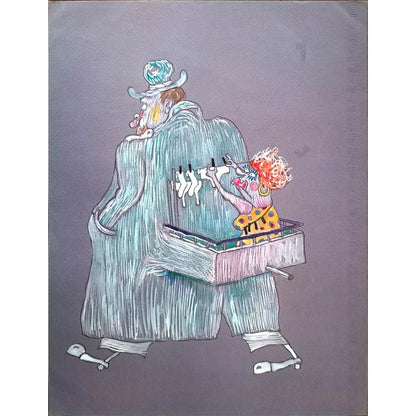 Ivailo Tsvetkov 35x33cm Orijinal Karikatür BOD01990