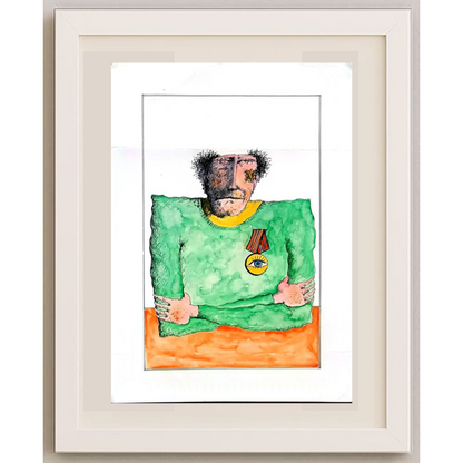 Tsocho Peev 35x25cm Orijinal Karikatür BOD01991