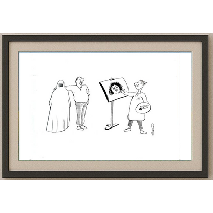 Zivanic Gostimir 29x21cm Orijinal Karikatür BOD01992