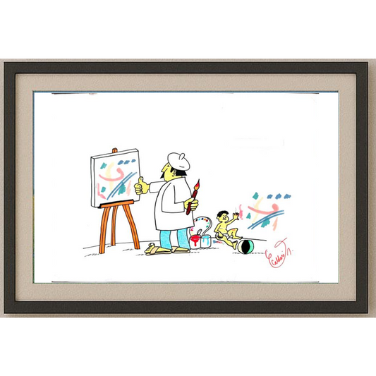 Eduardo Caldari Junior 35x25cm Orijinal Karikatür BOD01993