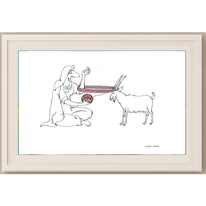 Meret Klıçev 43x30cm Orijinal Karikatür BOD02003