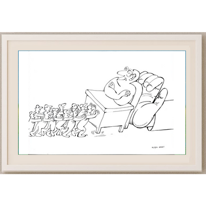 Meret Klıçev 43x30cm Orijinal Karikatür BOD02004