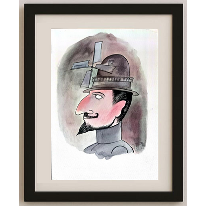 Cristian Topan 43x30cm Orijinal Karikatür BOD02007