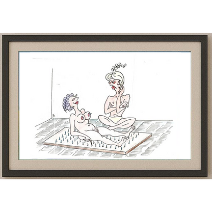 George Sabev 35x25cm Orijinal Karikatür BOD02012