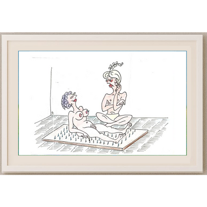 George Sabev 35x25cm Orijinal Karikatür BOD02012