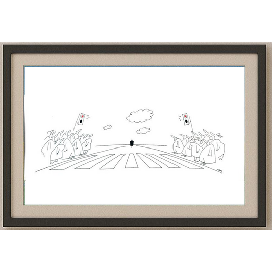 Sergei Koupriy 43x14cm Orijinal Karikatür BOD02018