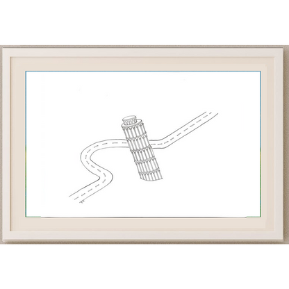 Pour Mohammad Khan Farhad 35x25cm Orijinal Karikatür BOD02019