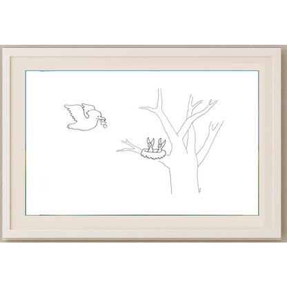 Pour Mohammad Khan Farhad 35x25cm Orijinal Karikatür BOD02021