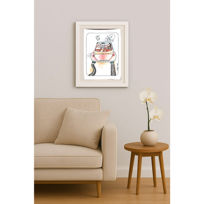 Tode Blazevski 35x25cm Orijinal Karikatür BOD02027