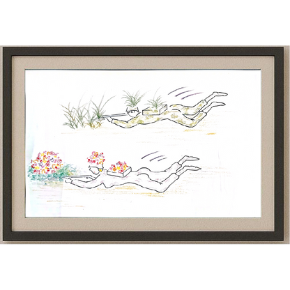 Zola Zli 35x25cm Orijinal Karikatür BOD02032