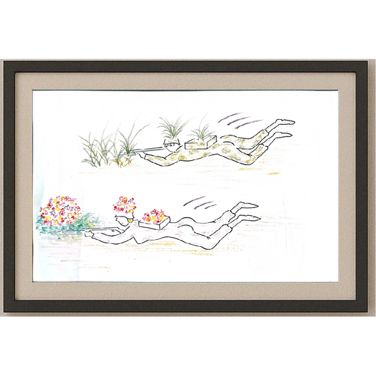 Zola Zli 35x25cm Orijinal Karikatür BOD02032