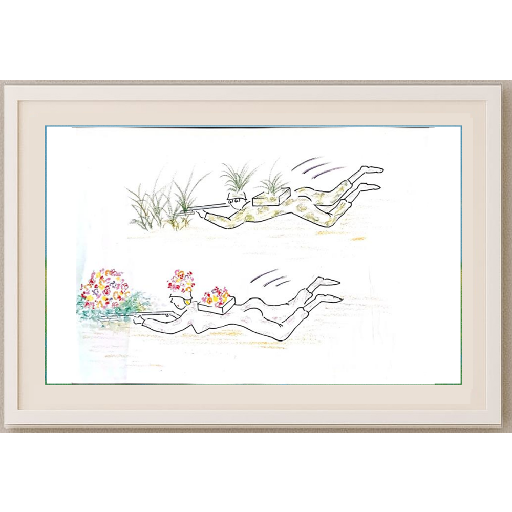 Zola Zli 35x25cm Orijinal Karikatür BOD02032