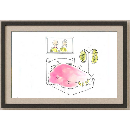 Zola Zli 35x25cm Orijinal Karikatür BOD02033