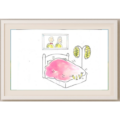 Zola Zli 35x25cm Orijinal Karikatür BOD02033