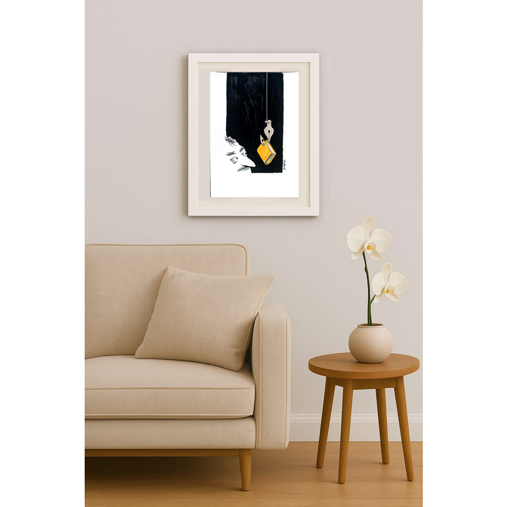 Stojan Dechev 35x25cm Orijinal Karikatür BOD02035