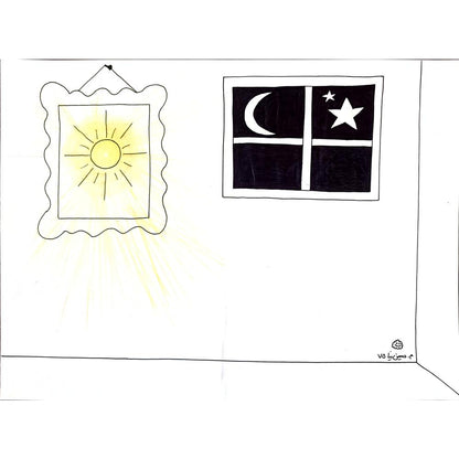 Lephaft Pal 35x25cm Orijinal Karikatür BOD02043
