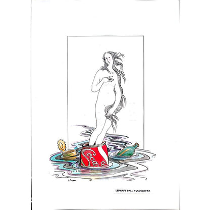 Tode Blazevski 35x25cm Orijinal Karikatür BOD02044