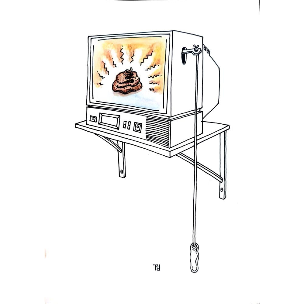 Tomislav Dusanic 29x21cm Orijinal Karikatür BOD02056