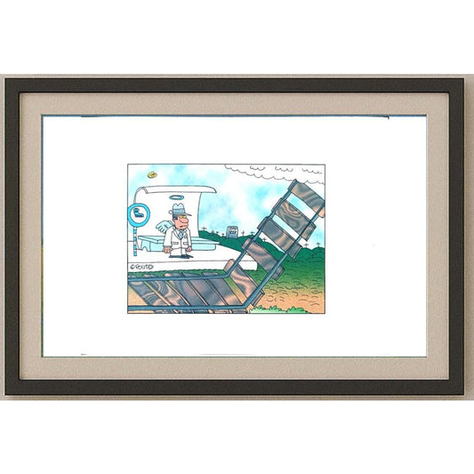 Jose Polo 29x21cm Orijinal Karikatür BOD02063