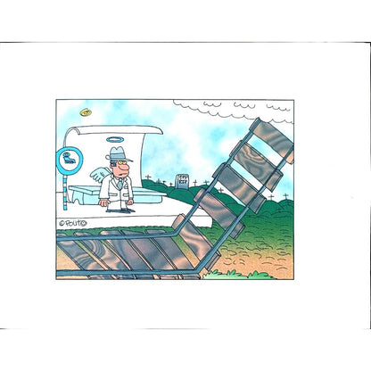 Jose Polo 29x21cm Orijinal Karikatür BOD02063
