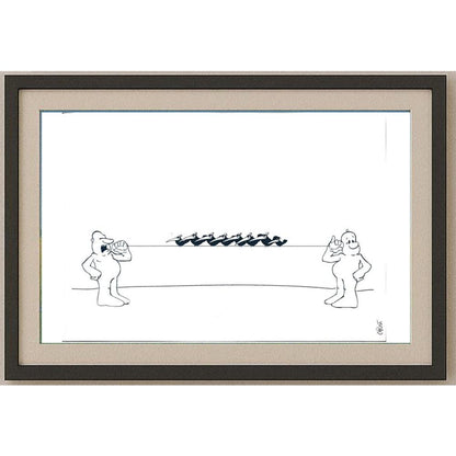 Chris Hovian 29x21cm Orijinal Karikatür BOD02073