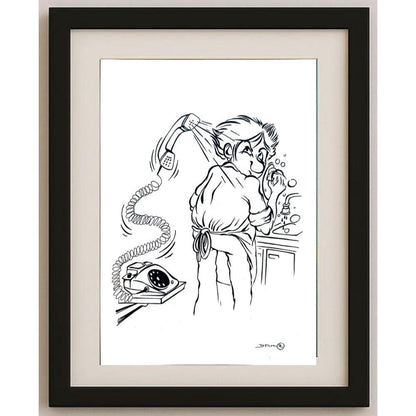 Damir Novak 29x21cm Orijinal Karikatür BOD02079