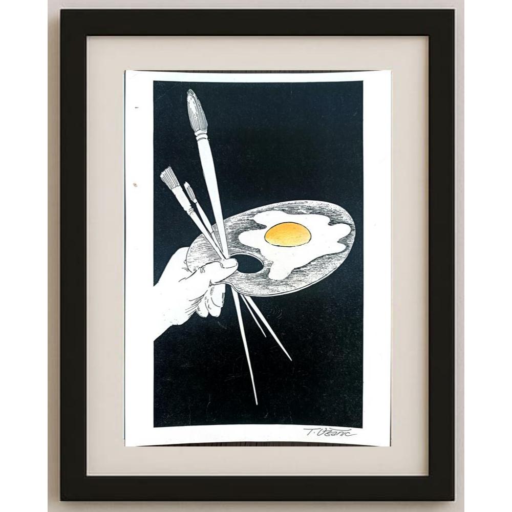 Tomislav Ozanic 29x21cm Orijinal Karikatür BOD02101