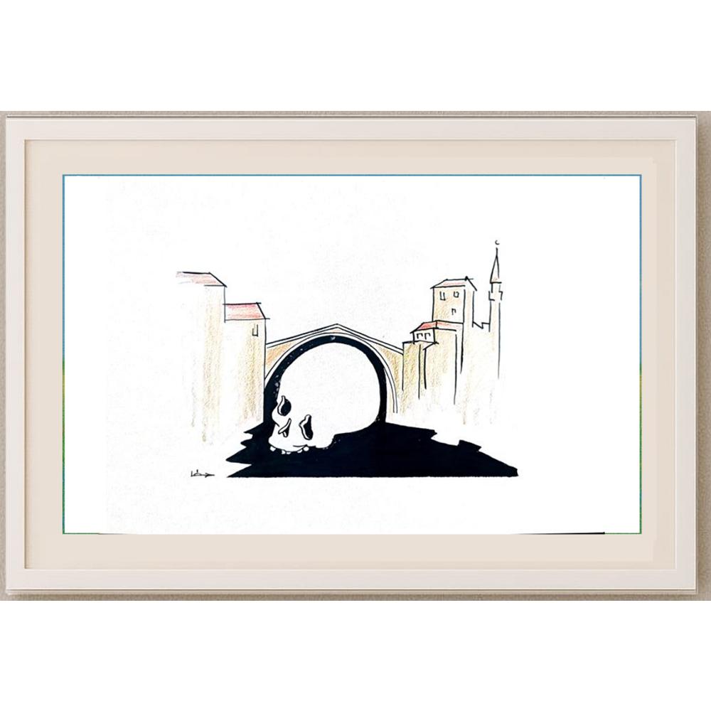 Lephaft Pal 29x21cm Orijinal Karikatür BOD02103