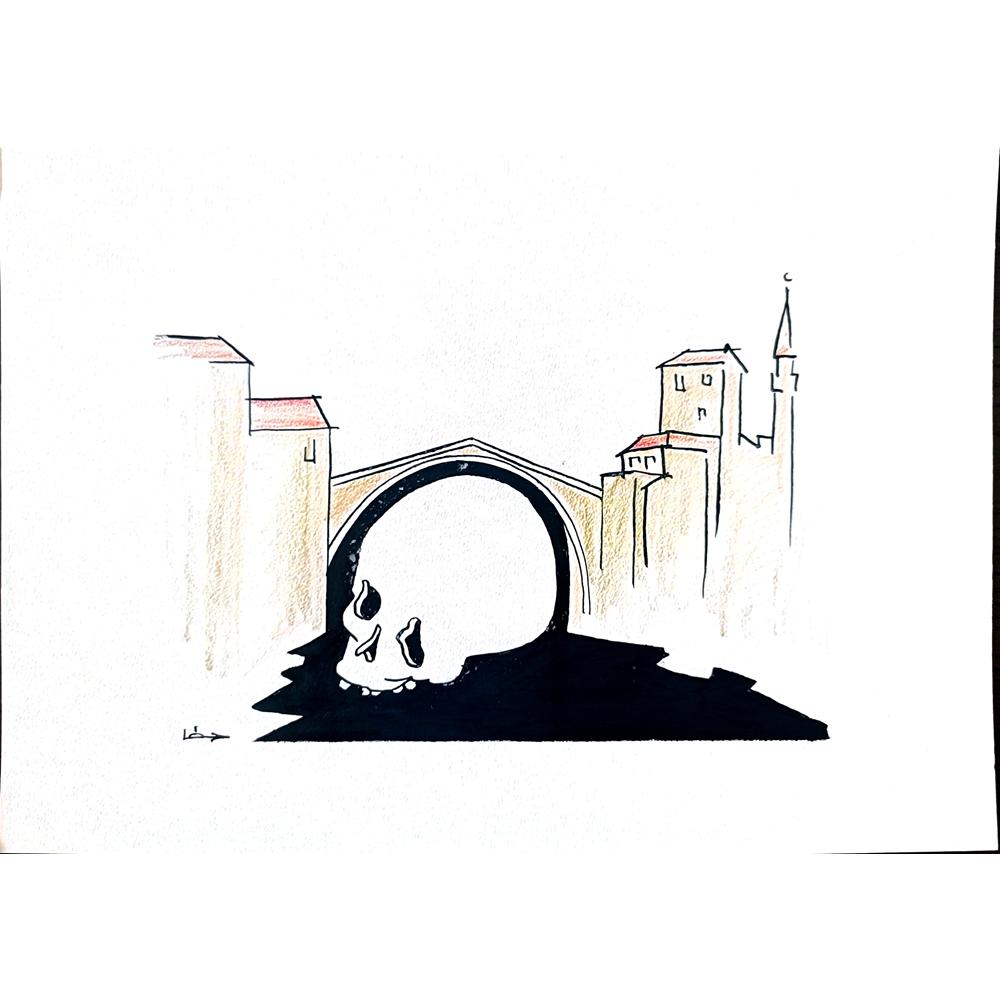 Lephaft Pal 29x21cm Orijinal Karikatür BOD02103