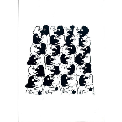 Cor Den Dulk 29x21cm Orijinal Karikatür BOD02107