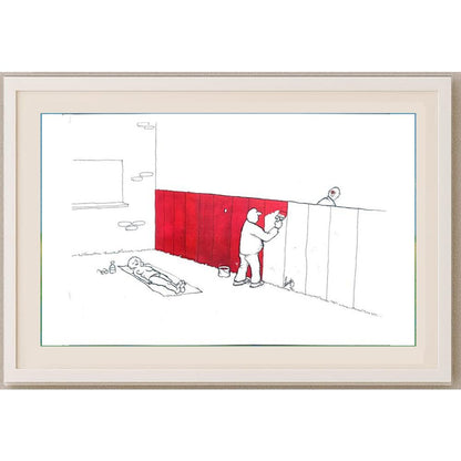 Ludo Goderis 29x21cm Orijinal Karikatür BOD02111