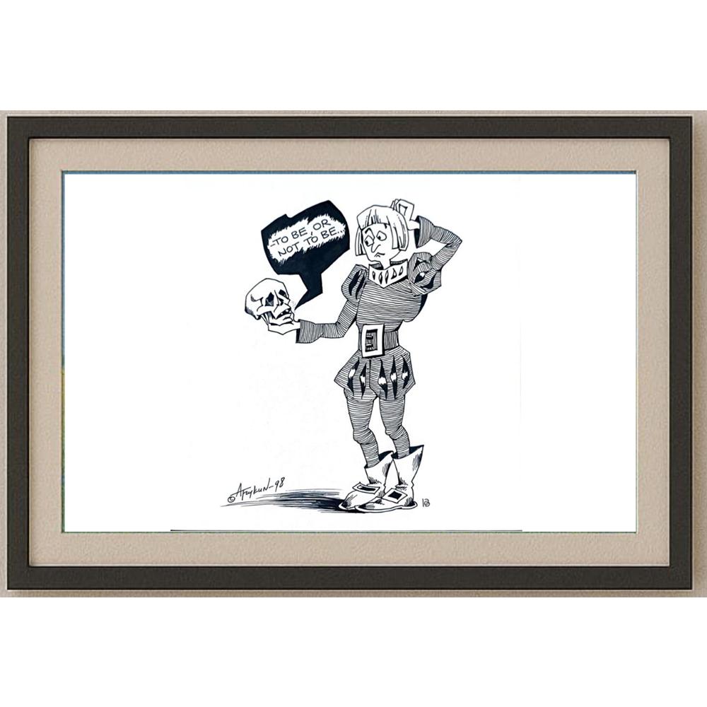 Arkady Tzkun 35x25cm Orijinal Karikatür BOD02117