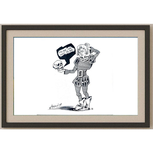 Arkady Tzkun 35x25cm Orijinal Karikatür BOD02117