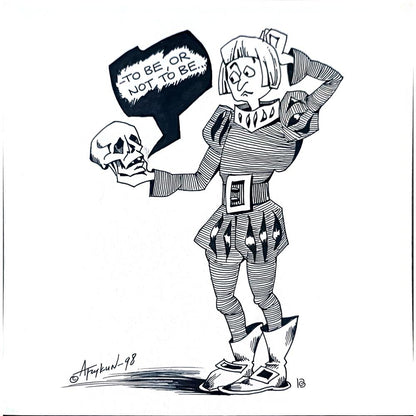 Arkady Tzkun 35x25cm Orijinal Karikatür BOD02117