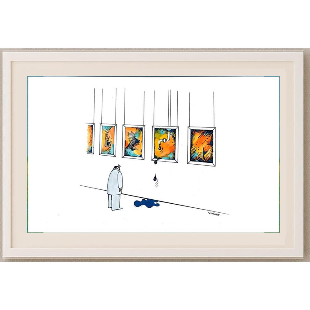 Vladimiras Beresniovas 29x21cm Orijinal Karikatür BOD02118