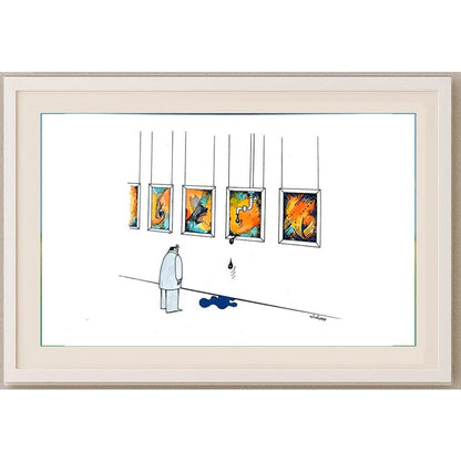 Vladimiras Beresniovas 29x21cm Orijinal Karikatür BOD02118