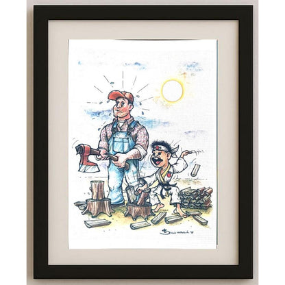 Liviu Stanila 29x21cm Orijinal Karikatür BOD02120