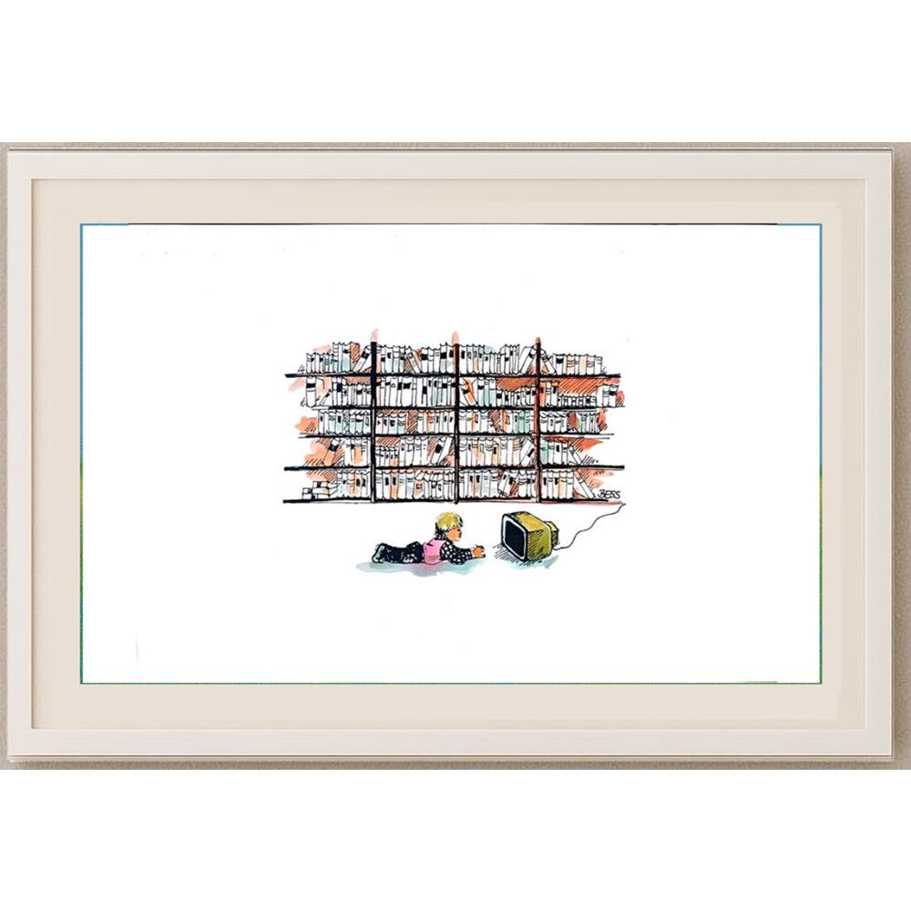 Winfried Besslich 29x21cm Orijinal Karikatür BOD02121