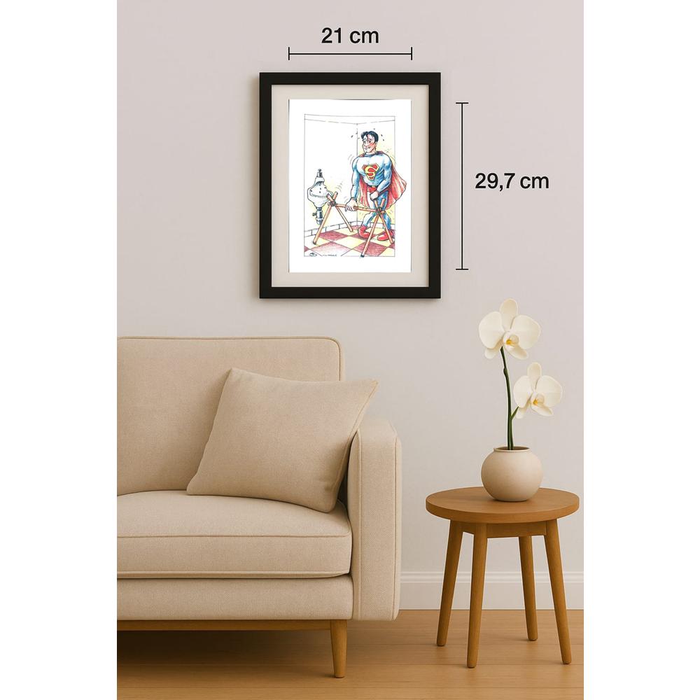 Liviu Stanila 29x21cm Orijinal Karikatür BOD02122