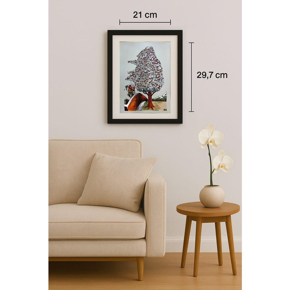 Dluhopolszky Laszle 29x21cm Orijinal Karikatür BOD02132