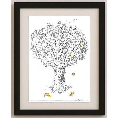 Borigen 29x21cm Orijinal Karikatür BOD02133